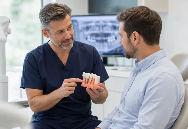 Dental implant consultation