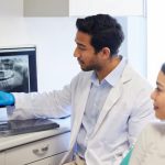 digital dental x-ray helping detect hidden cavities and other oral health problems.